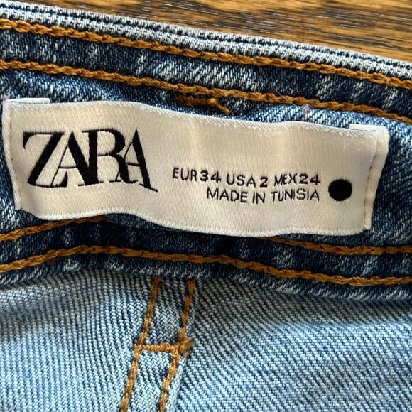 Zara Wide Leg High Rise Pants - Picture 6 of 10